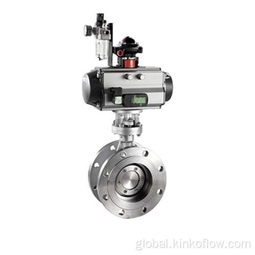 Pneumatic Pvc Butterfly Valve pneumatic butterfly Valve double acting Factory